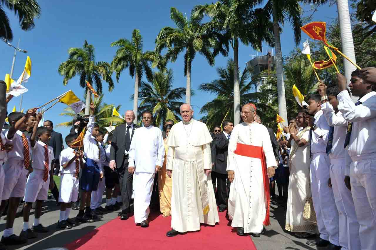 pope sri lanka